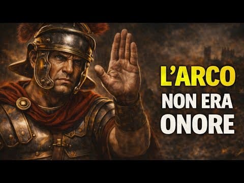Perché i romani rifiutavano l’arco