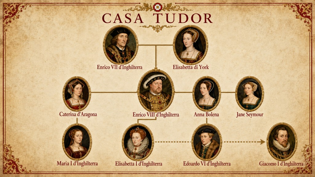 Albero genealogico della Casa Tudor (Inghilterra, 1485–1603)
